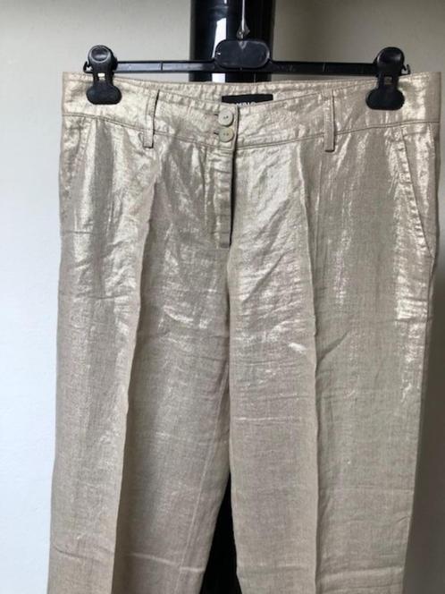 Cambio broek linnen zilver zandkleur wijde rechte pijp Nieuw, Kleding | Dames, Broeken en Pantalons, Nieuw, Maat 38/40 (M), Beige