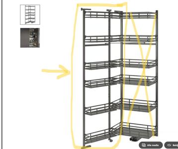 GEZOCHT: ikea utrusta / metod smalle uittrekbare rek (deur) - afbeelding 2 GEZOCHT: ikea utrusta / metod smalle uittrekbare rek (deur) - afbeelding 2