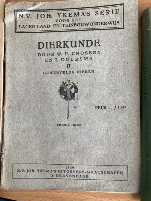 oude agrarische boekjes oa dierkunde 1949, Antiek en Kunst, Antiek | Boeken en Bijbels, Ophalen of Verzenden