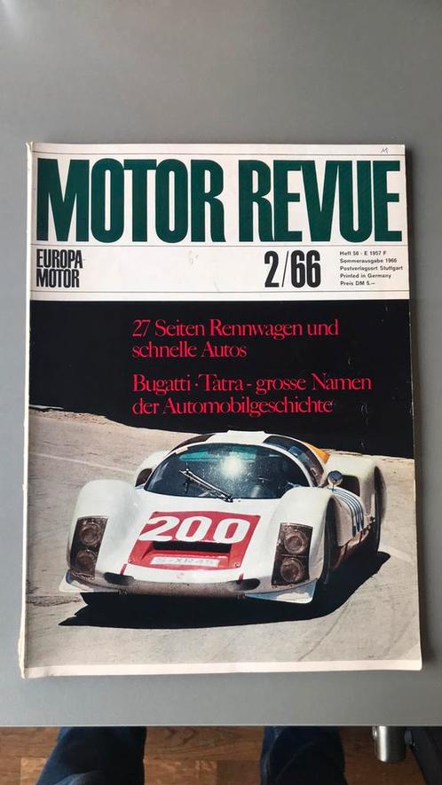 Tijdschrift Motor Revue 1966 nr 2, Boeken, Auto's | Folders en Tijdschriften, Gelezen, Algemeen, Ophalen of Verzenden