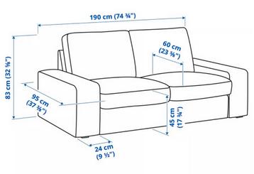 IKEA 2-persoonsbank KIVIK - afbeelding 5 IKEA 2-persoonsbank KIVIK - afbeelding 5