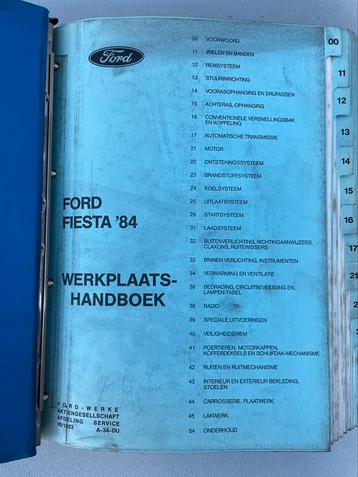 Werkplaats handboek Ford Fiesta 1984