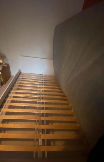 Ikea bedframe wit + matras 140x200 - afbeelding 4 Ikea bedframe wit + matras 140x200 - afbeelding 4