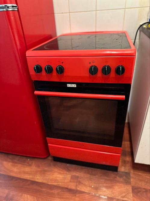 Rode Amica – Elektrisch fornuis 50 cm breed, Witgoed en Apparatuur, Ovens, Gebruikt, Vrijstaand, Oven, 60 cm of meer, 45 tot 60 cm