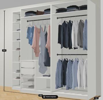 IKEA Pax Witte Kledingkast - afbeelding 11 IKEA Pax Witte Kledingkast - afbeelding 11