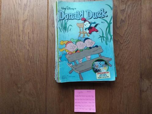 Donald Duck jaargang 1980 (11x) en 1981 (34x), Boeken, Stripboeken, Gelezen, Ophalen of Verzenden
