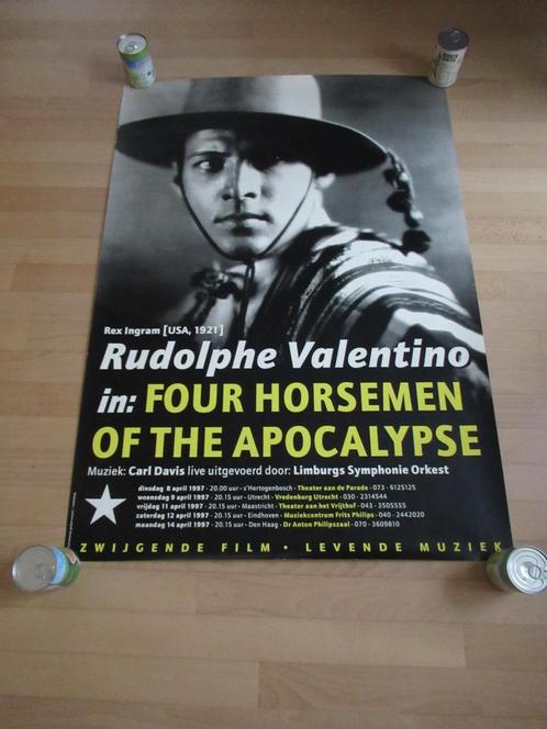 Mooie filmposter Rudolphe Valentino, Verzamelen, Posters, Gebruikt, Film en Tv, Rechthoekig Staand, Ophalen of Verzenden