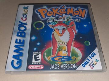 Pokemon Jade Version Game Boy Color GBC Game Case