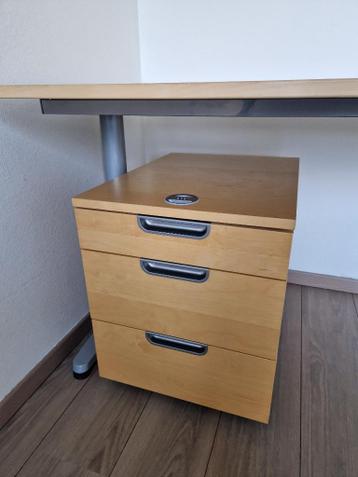 Ikea Galant bureau 80x160cm en ladeblok - afbeelding 2 Ikea Galant bureau 80x160cm en ladeblok - afbeelding 2