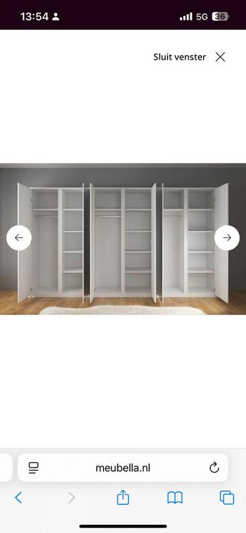 Kledingkasten Wit 340x197x53cm MOET ZO SNEL MOGELIJK WEG! - afbeelding 5 Kledingkasten Wit 340x197x53cm MOET ZO SNEL MOGELIJK WEG! - afbeelding 5