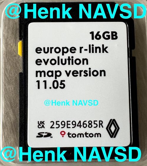 ✅ Renault R-Link SD kaart 11.05 Navigatie update 2023-2024, Computers en Software, Navigatiesoftware, Nieuw, Update, Heel Europa