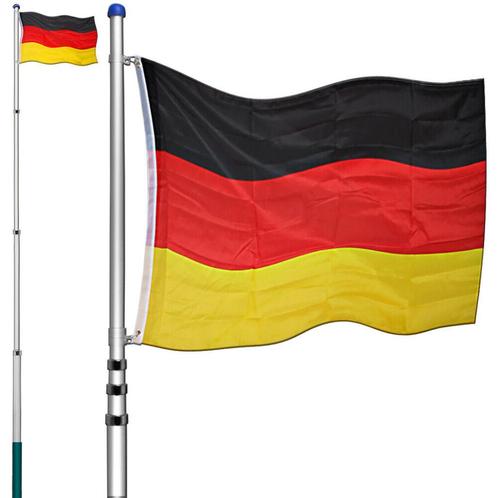 Telescopische vlaggenmast vlaggemast vlag GRATIS VERZENDING!, Diversen, Vlaggen en Wimpels, Nieuw, Verzenden