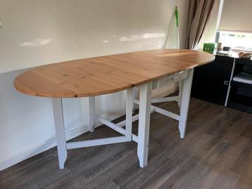 Inklapbare tafel, Gamleby Ikea, grenen hout - afbeelding 1 Inklapbare tafel, Gamleby Ikea, grenen hout - afbeelding 1