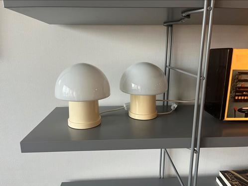 Vintage Mushroom lamps - Massive Belgie, Huis en Inrichting, Lampen | Tafellampen, Gebruikt, Glas, Kunststof, Ophalen of Verzenden