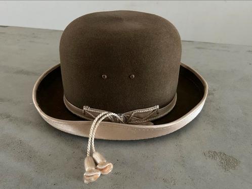 Vintage Boliviaanse bowler hoed bolhoed Borsalino Calidad, Kleding | Dames, Hoeden en Petten, Zo goed als nieuw, Hoed, Ophalen of Verzenden