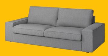 Kivik 3zits Ikea grijs - afbeelding 1 Kivik 3zits Ikea grijs - afbeelding 1