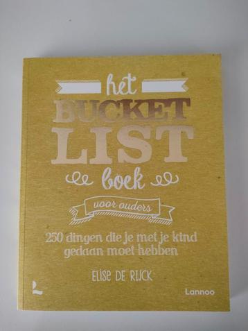 Het Bucketlist Boek voor ouders nieuw