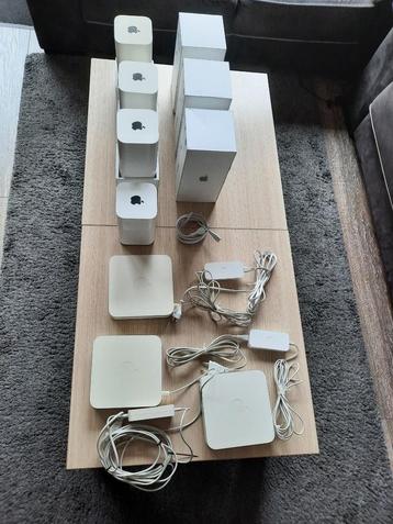 5 x Apple Airport Extreme routers, diverse modelen.