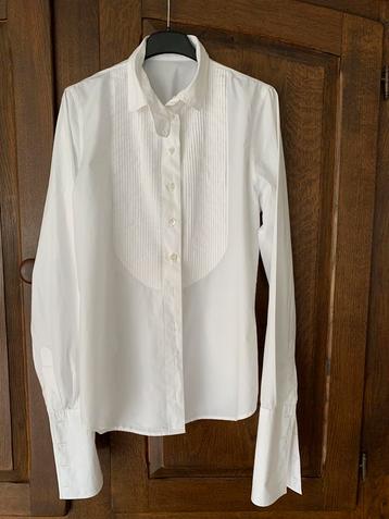 Mooie witte blouse van Pauw, maat 1 is 36. 