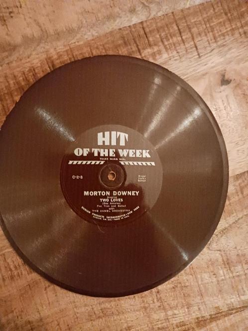 Hit of the week - Morton Downey - Two loves, Cd's en Dvd's, Vinyl | Overige Vinyl, Zo goed als nieuw, 10 inch, Ophalen of Verzenden