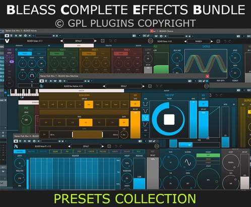 BLEASS Complete FX Effects Bundle + Preset Collection, Computers en Software, Audio-software, Nieuw, Windows, Ophalen of Verzenden