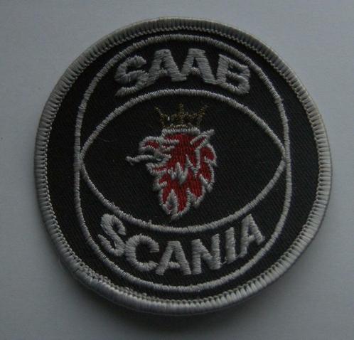 Scania Saab patch badge opnaai embleem, Verzamelen, Automerken, Motoren en Formule 1, Nieuw, Auto's, Verzenden