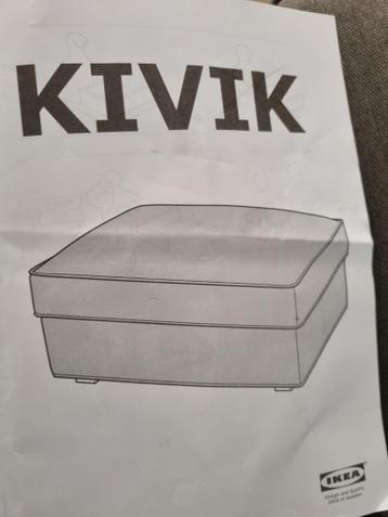 Grote poef/ voetenbank met opslag. KIVIK ikea - afbeelding 3 Grote poef/ voetenbank met opslag. KIVIK ikea - afbeelding 3