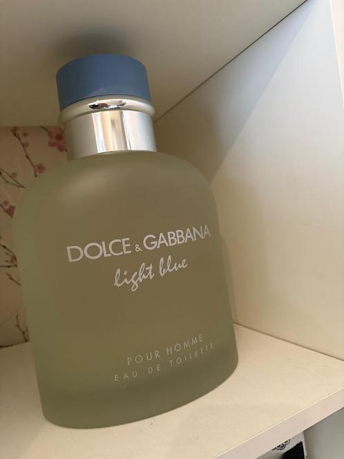 Dolce & Gabbana light blue pour homme dummy display fles gro, Verzamelen, Parfumverzamelingen, Zo goed als nieuw, Parfumfles, Gevuld