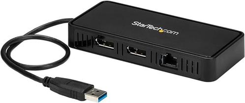 2x Startech USB 3.0 naar dual DisplayPort mini docking, Computers en Software, Dockingstations, Gebruikt, Docking station, Ophalen of Verzenden