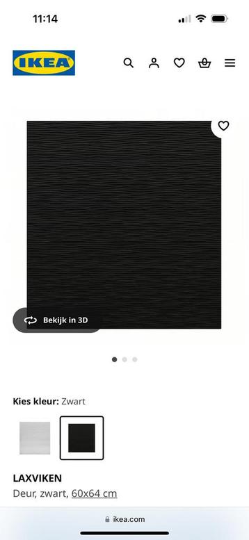 3x Ikea Besta kastdeuren Laxviken - afbeelding 3 3x Ikea Besta kastdeuren Laxviken - afbeelding 3