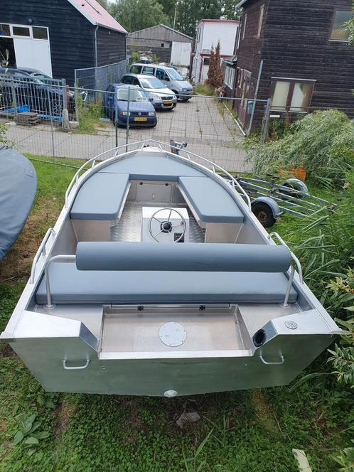 Aluminium toer/ visboot, Watersport en Boten, Vis- en Consoleboten, Nieuw, 30 tot 50 pk, 3 tot 6 meter, Aluminium, Ophalen