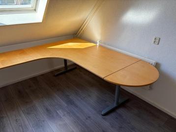 hoekbureau ikea kleur beuken - afbeelding 4 hoekbureau ikea kleur beuken - afbeelding 4