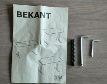 IKEA Bekant, 120cm x 80cm, grijs/bruin. - afbeelding 3 IKEA Bekant, 120cm x 80cm, grijs/bruin. - afbeelding 3