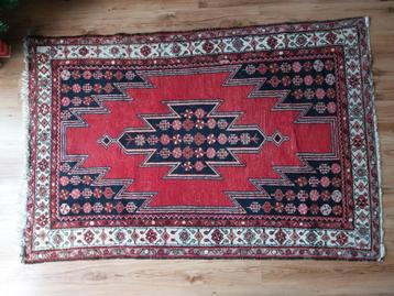 Perzisch Tapijt Blauw Zwart Rood 187 x 132 cm