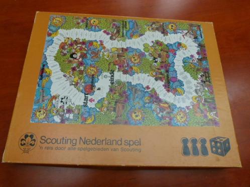 Scouting Nederland spel, vintage, padvinderij bordspel, Verzamelen, Scouting, Zo goed als nieuw, Overige typen, Ophalen of Verzenden