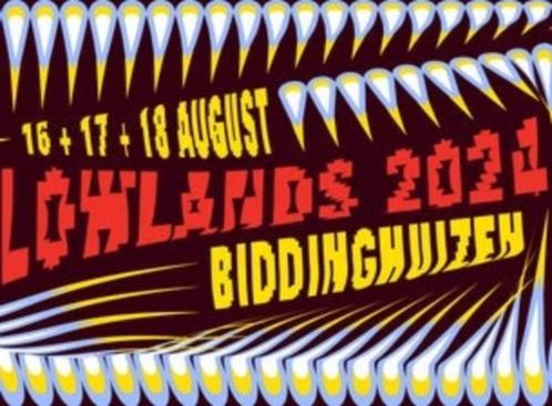 4 Lowlands 2024 tickets, Tickets en Kaartjes, Evenementen en Festivals, Drie personen of meer, Meerdaags