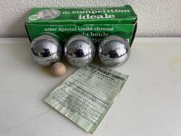 Idéale (I.D.C) 7125 wedstrijd jeu de boules ballen (3 stuks)