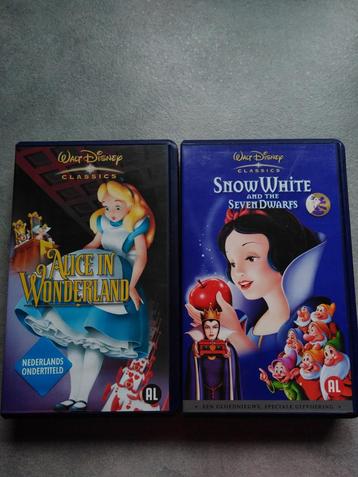 Walt Disney VHS video NIEUW film sneeuwwitje / Alice in wond
