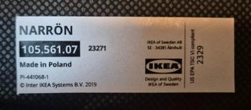 IKEA NARRÖN bedframe grijs gestoffeerd lattenbodem 140 x 200 - afbeelding 6 IKEA NARRÖN bedframe grijs gestoffeerd lattenbodem 140 x 200 - afbeelding 6