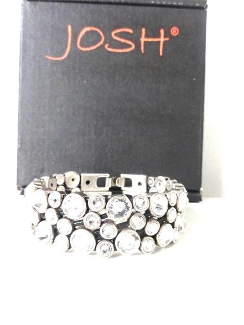 Nieuwe Josh dames armband, Sieraden, Tassen en Uiterlijk, Armbanden, Nieuw, Overige materialen, Zilver, Met kristal, Ophalen of Verzenden