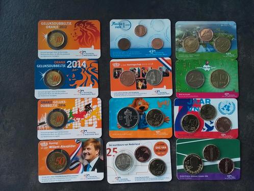 12x verschillende coincard Nederland met euromunten, Postzegels en Munten, Munten | Nederland, Euro's, Ophalen of Verzenden