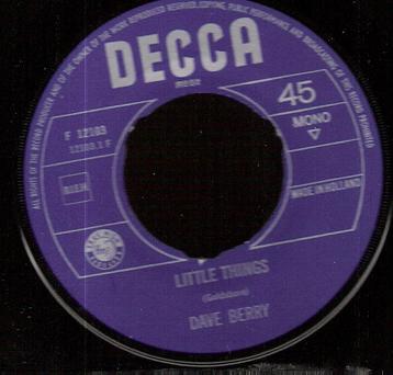 Dave Berry - Little Things - I've Got A Tiger -SIXTIES      