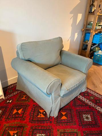 IKEA Ektorp Fauteuil Stoel - Grijsgroen, Zo Goed Als Nieuw! - afbeelding 3 IKEA Ektorp Fauteuil Stoel - Grijsgroen, Zo Goed Als Nieuw! - afbeelding 3