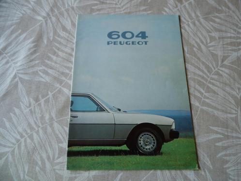 Peugeot 604, Boeken, Auto's | Folders en Tijdschriften, Zo goed als nieuw, Peugeot, Verzenden