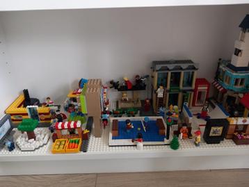 Lego stad compleet met minifiguren