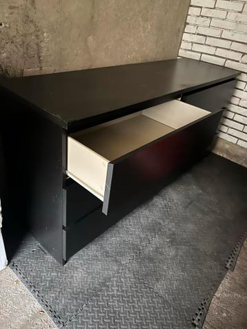 IKEA MALM ladekast zwart - 6 lades - afbeelding 2 IKEA MALM ladekast zwart - 6 lades - afbeelding 2