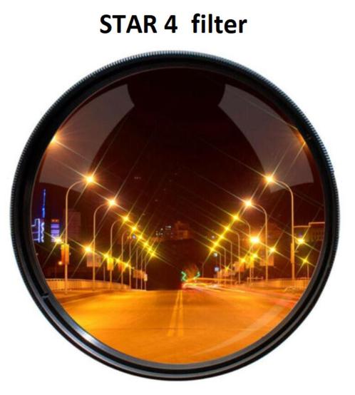 Star filter 4 starfilter 62 mm Canon Sony Nikon Pentax 62mm, Audio, Tv en Foto, Fotografie | Filters, Nieuw, Overige typen, 60 tot 70 mm