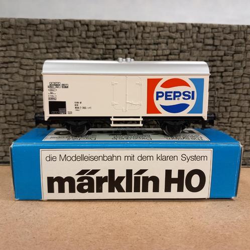 Märklin 4419 H0 DB Pepsi koelwagen, Hobby en Vrije tijd, Modeltreinen | H0, Gebruikt, Wagon, Wisselstroom, Märklin, Ophalen of Verzenden