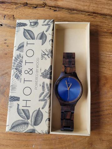 Hot & Tot horloge hout