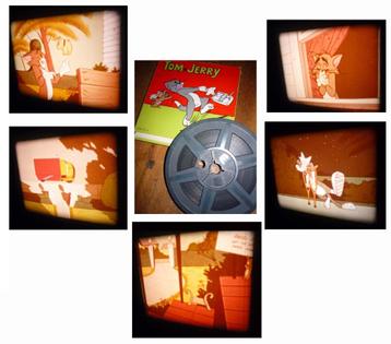 8mm film Tom & Jerry en het kleine hondje - 60m - kleur     
